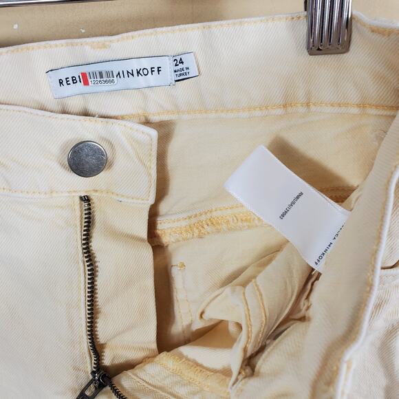 Rebecca Minkoff Buttermilk Dominica Jeans Women's Size 24 - Picture 7 of 9